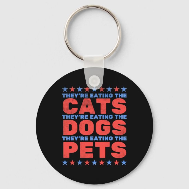 They're Eating The Dogs  Key Ring (Front)