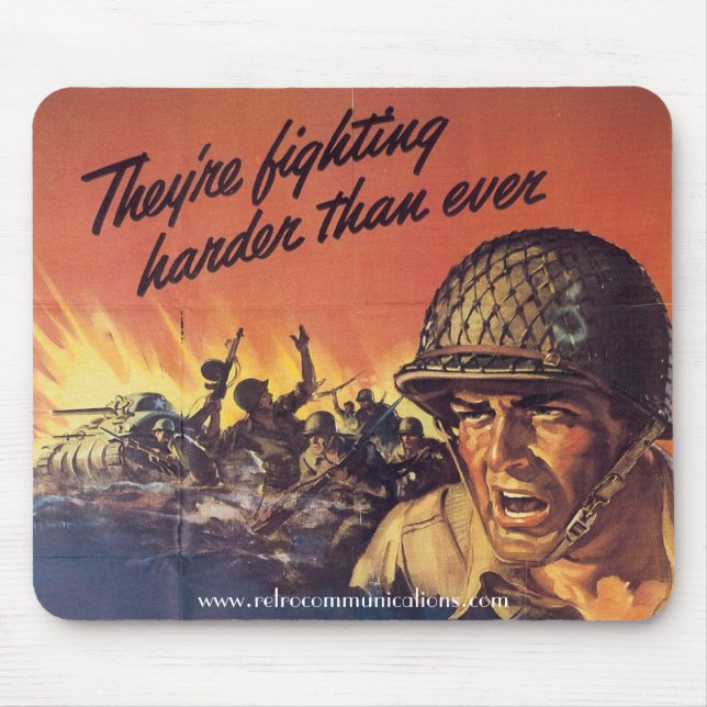 "They're Fighting Harder Than Ever" Mouse Pad (Front)