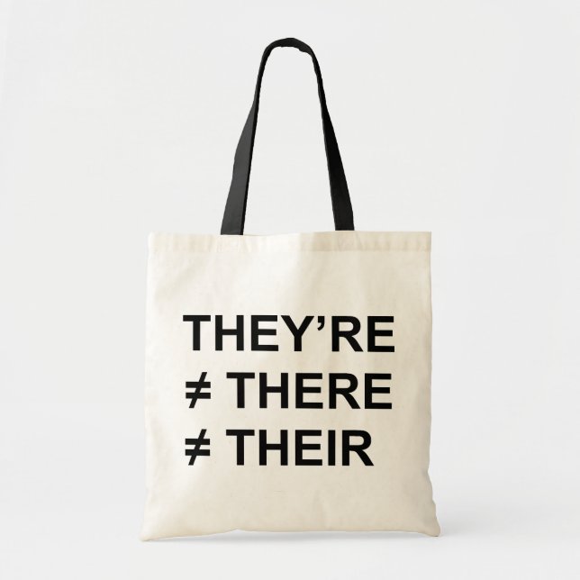 They're Not There Tote Bag (Front)