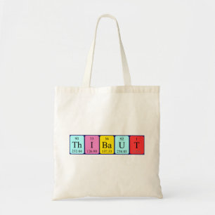 Thibaut periodic table name tote bag