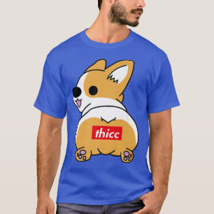 Thicc Corgi Butt Funny Dog Lover, Corgi Lover Pres T-Shirt