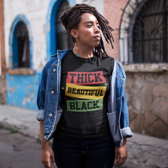 Thick and Beautiful Black Girl Magic T-Shirt (Creator Uploaded)