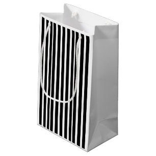 Thick black and white gift bag