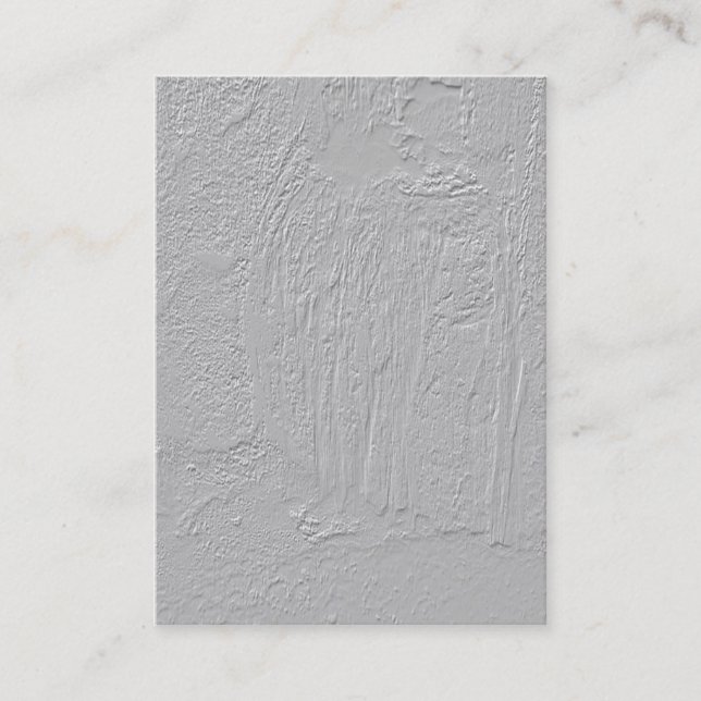 Thick grey texture business card (Front)