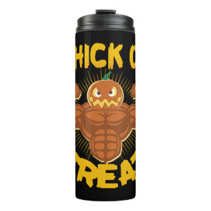 Thick or Treat Gym Workout Halloween Thermal Tumbler