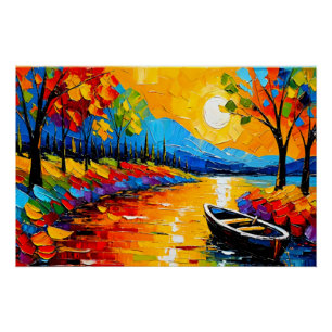 Thick pallet knife number 6 poster