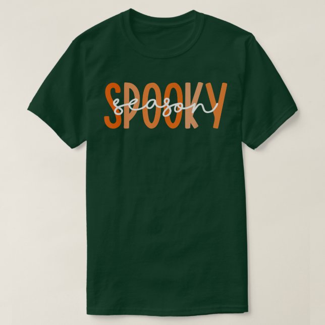 Thick Thighs Spooky Vibes Halloween Costume Spooky T-Shirt (Design Front)