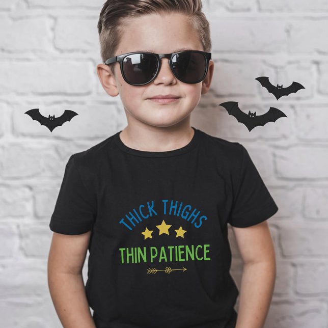 Thick Thighs, Thin Patience – Sassy & Confident T-Shirt (Creator Uploaded)