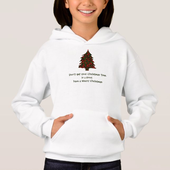 Thick Tnsel Christmas Tree Design (Front)