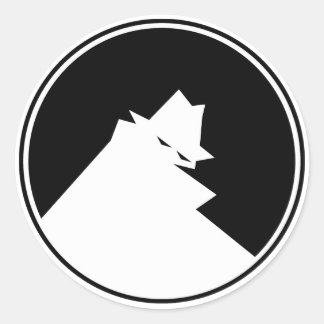 THIEF Negative Classic Round Sticker