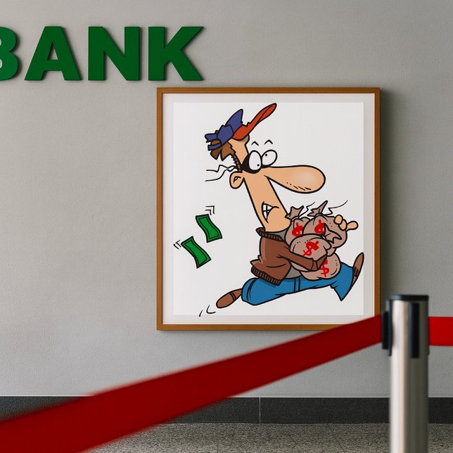 Thief Stealing Money Poster (Creator Uploaded)