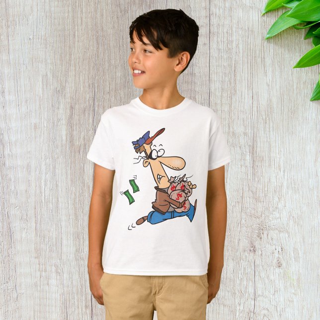 Thief Stealing Money T-Shirt (Creator Uploaded)