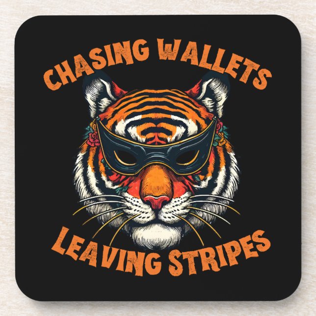 Thief tiger coaster (Front)