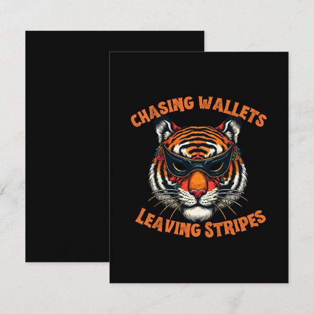 Thief tiger enclosure card (Front/Back)