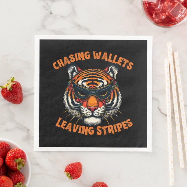 Thief tiger napkin (Insitu)