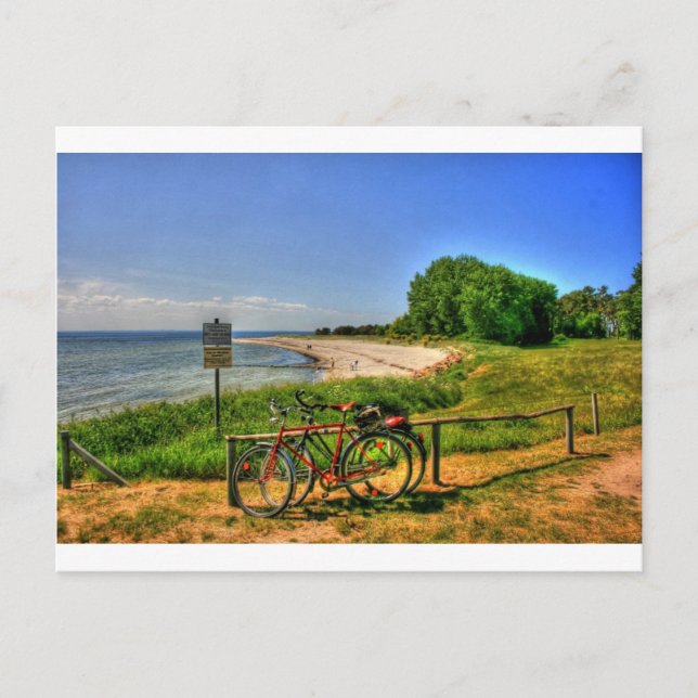 Thiessow Beach on Ruegen Island Postcard (Front)