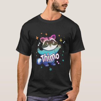 Thimo Name With Raccoon T-Shirt