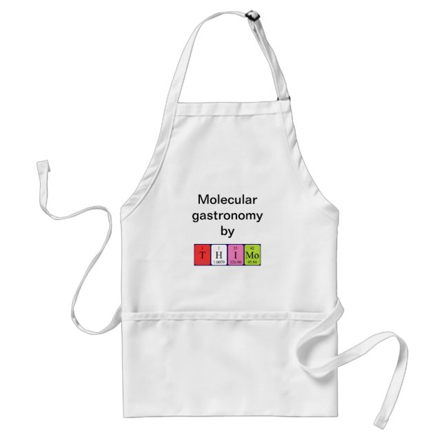 Thimo periodic table name apron (Front)