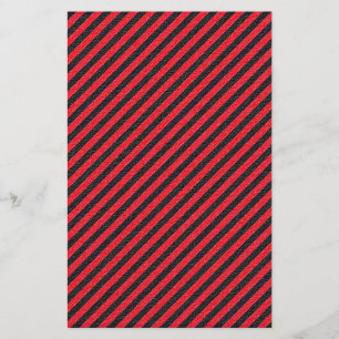 Thin Black and Red Diagonal Stripes Flyer