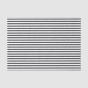 Thin Black and White Stripes Tissue Paper