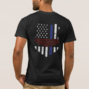 Thin Blue Line 1 Corinthians 15:58 T-Shirt