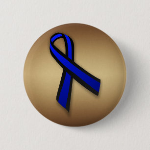 Thin Blue Line 6 Cm Round Badge