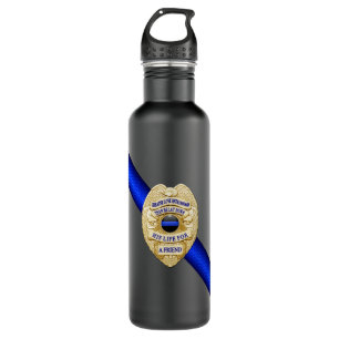 Thin Blue Line 710 Ml Water Bottle