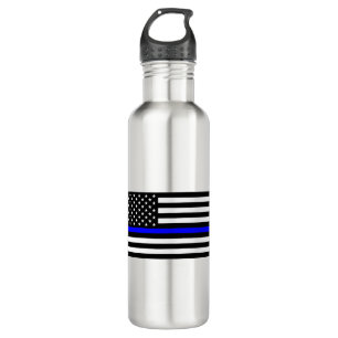 - Thin Blue Line - American Flag 710 Ml Water Bottle