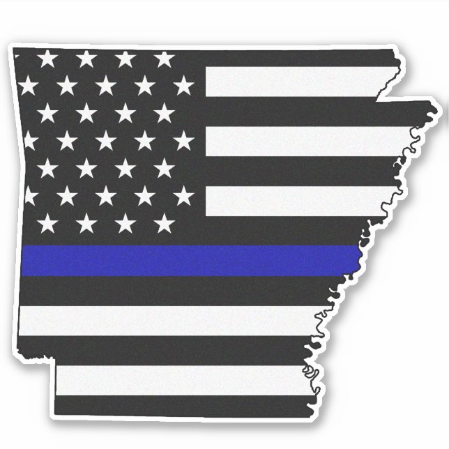 Thin Blue Line Arkansas Flag (Front)
