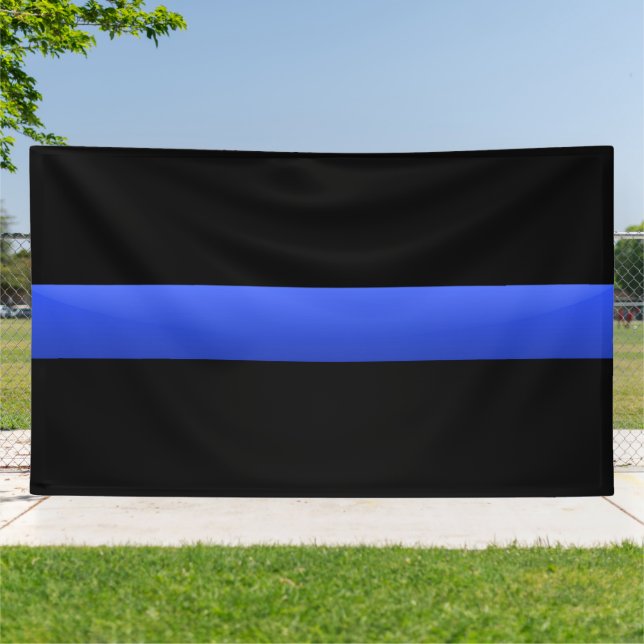 Thin Blue Line  Banner (Outside)
