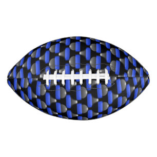 Thin Blue Line Bbuttons Football