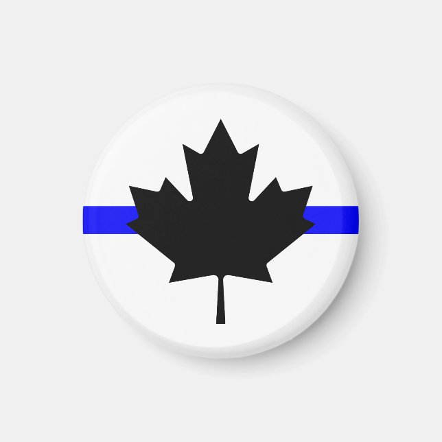 Thin blue line - Canada version Magnet (Front)