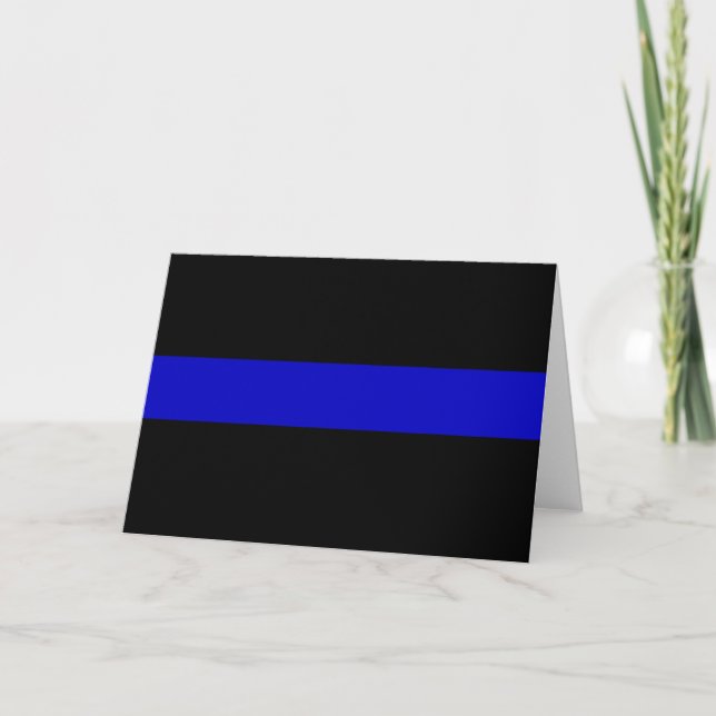 Thin Blue Line Card (Front)