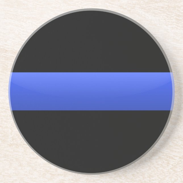 Thin Blue Line Coaster (Front)