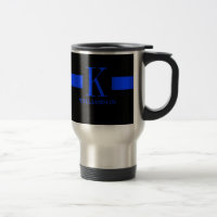 Thin Blue Line Custom Monogram