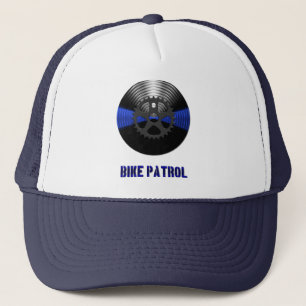 Thin Blue Line Divisional Symbol - Bike Patrol Trucker Hat