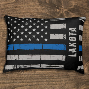 Thin Blue Line Dog Bed - Police Officer