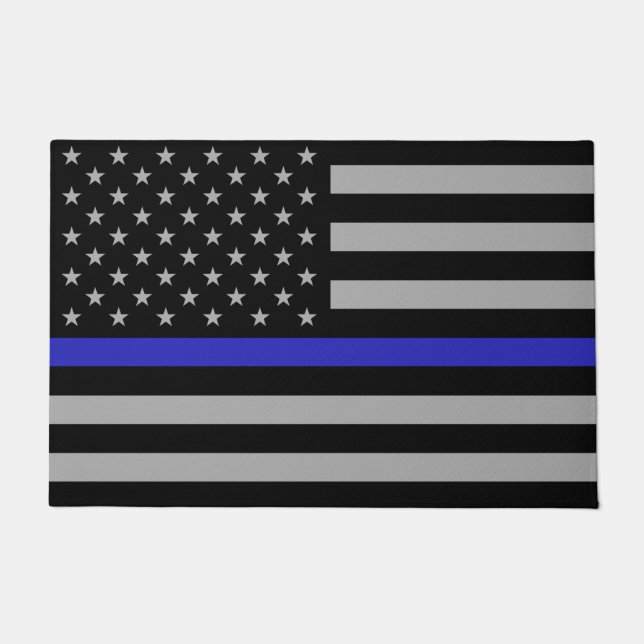 Thin Blue Line Doormat (Front)