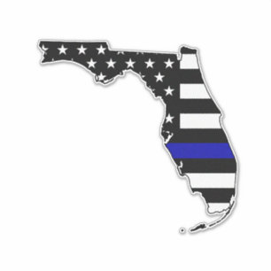 Thin Blue Line Flag Florida