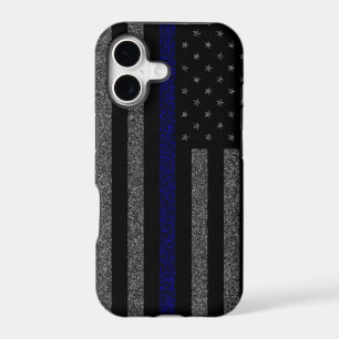 Thin Blue Line Flag Grunge iPhone 7 Plus Case