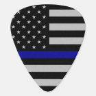 Thin Blue Line Flag Guitar Pick