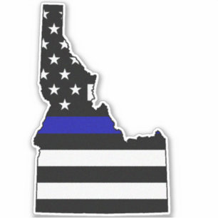 Thin Blue Line Flag Idaho
