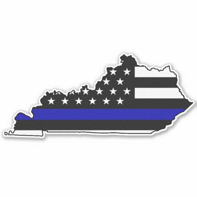 Thin Blue Line Flag Kentucky (Front)