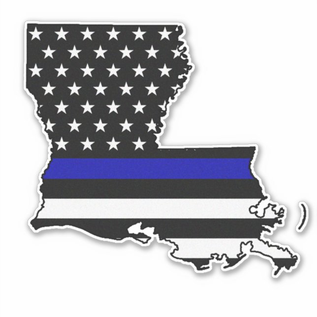 Thin Blue Line Flag Louisiana (Front)