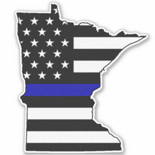 Thin Blue Line Flag Minnesota