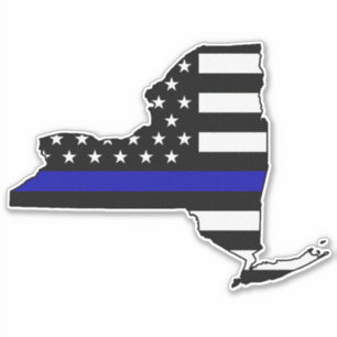 Thin Blue Line Flag New York