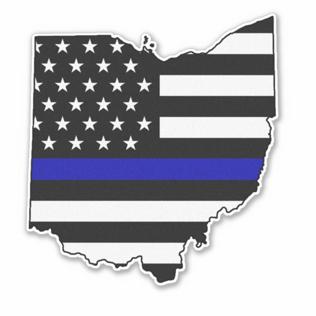 Thin Blue Line Flag Ohio (Front)