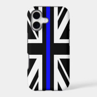 Thin Blue Line Flag united kingdom police cop symb