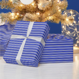 Thin Blue Line Formal Wrapping Paper