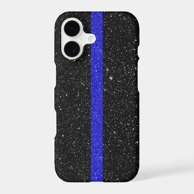Thin Blue Line Glitter (Back)